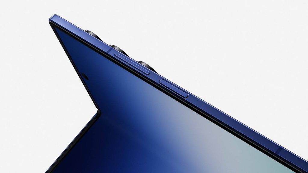 Galaxy Z Fold 7 is shown in the image. The edge of the device is slimmer than most other foldables.