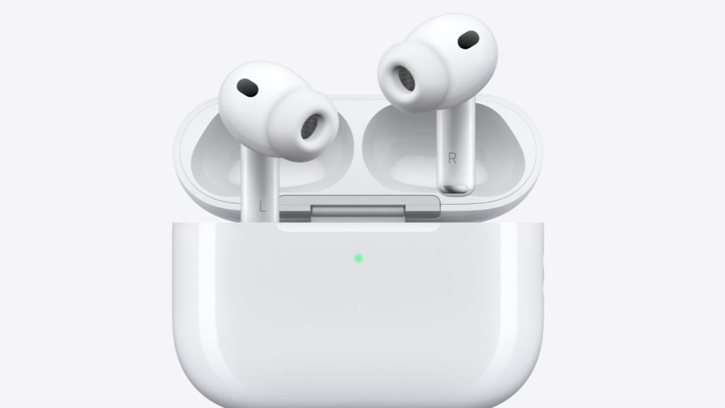 AirPods Pro 3 — the White case and 2 AirPods Pro 3 are in the image.